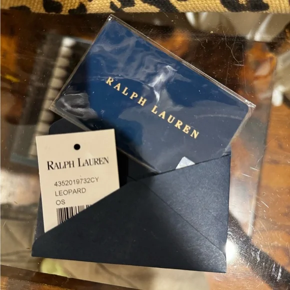 Ralph Lauren Leopard Print Canvas Tote Bag with Brown Accents - Picture 8 of 13